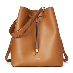 Lauren Ralph Lauren - Dryden Leather Drawstring Bag (Medium)